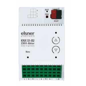 KNX Persienneutgang 1x 4A, 230V, m/2x inng, KNX S1-B2